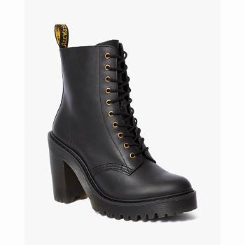 Dr Martens Női Kendra Bőr Bakancs Fekete